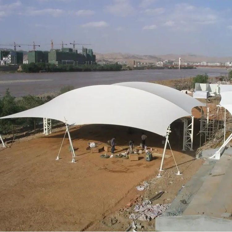 北川膜结构汽车棚